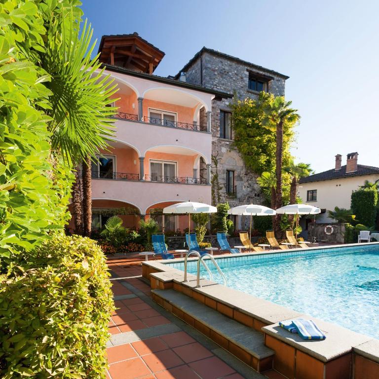 Romantik Hotel Castello Seeschloss 아스꼬나 외부 사진